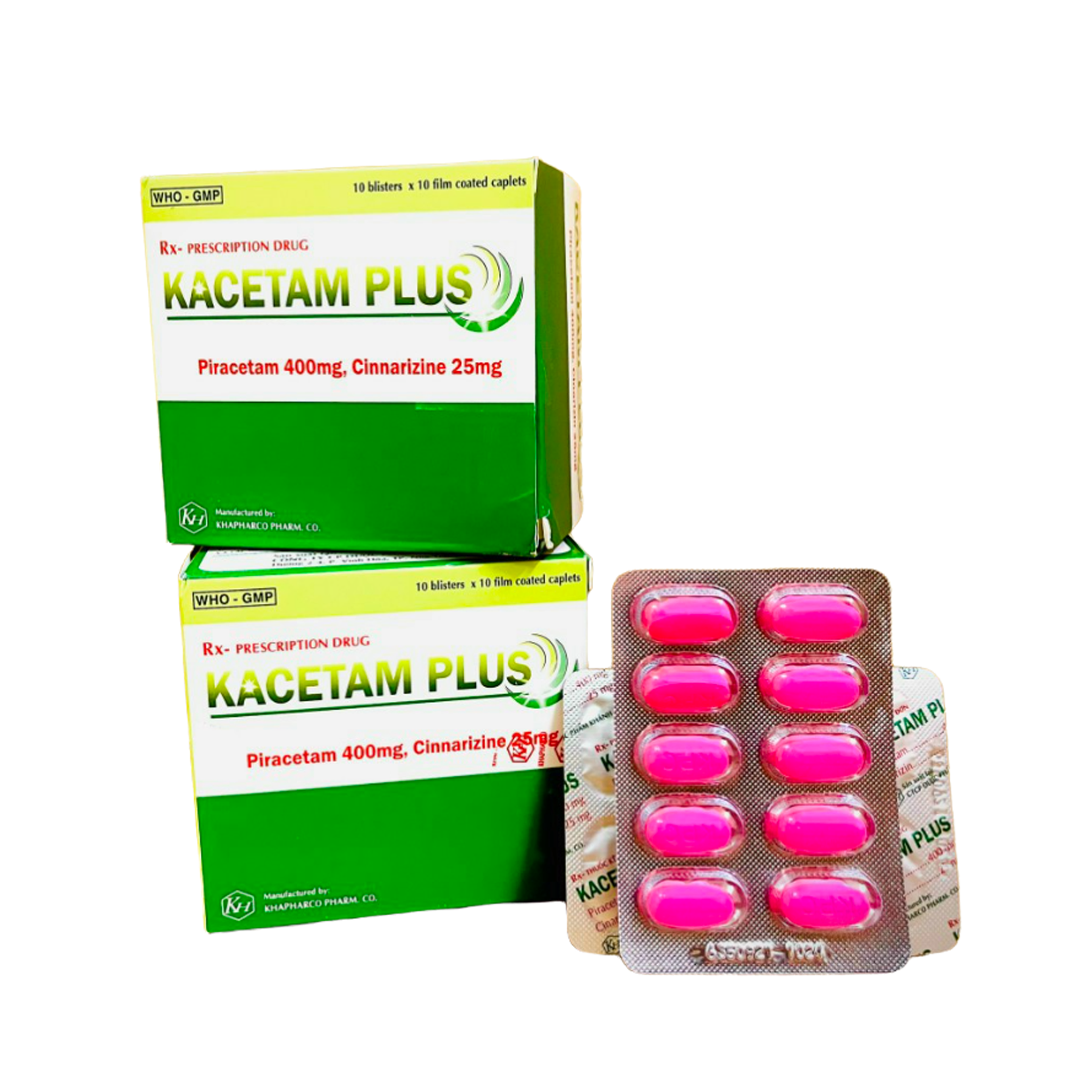 KACETAM PLUS 400mg - HỘP 10 VỈ X 10 VIÊN - KHÁNH HÒA