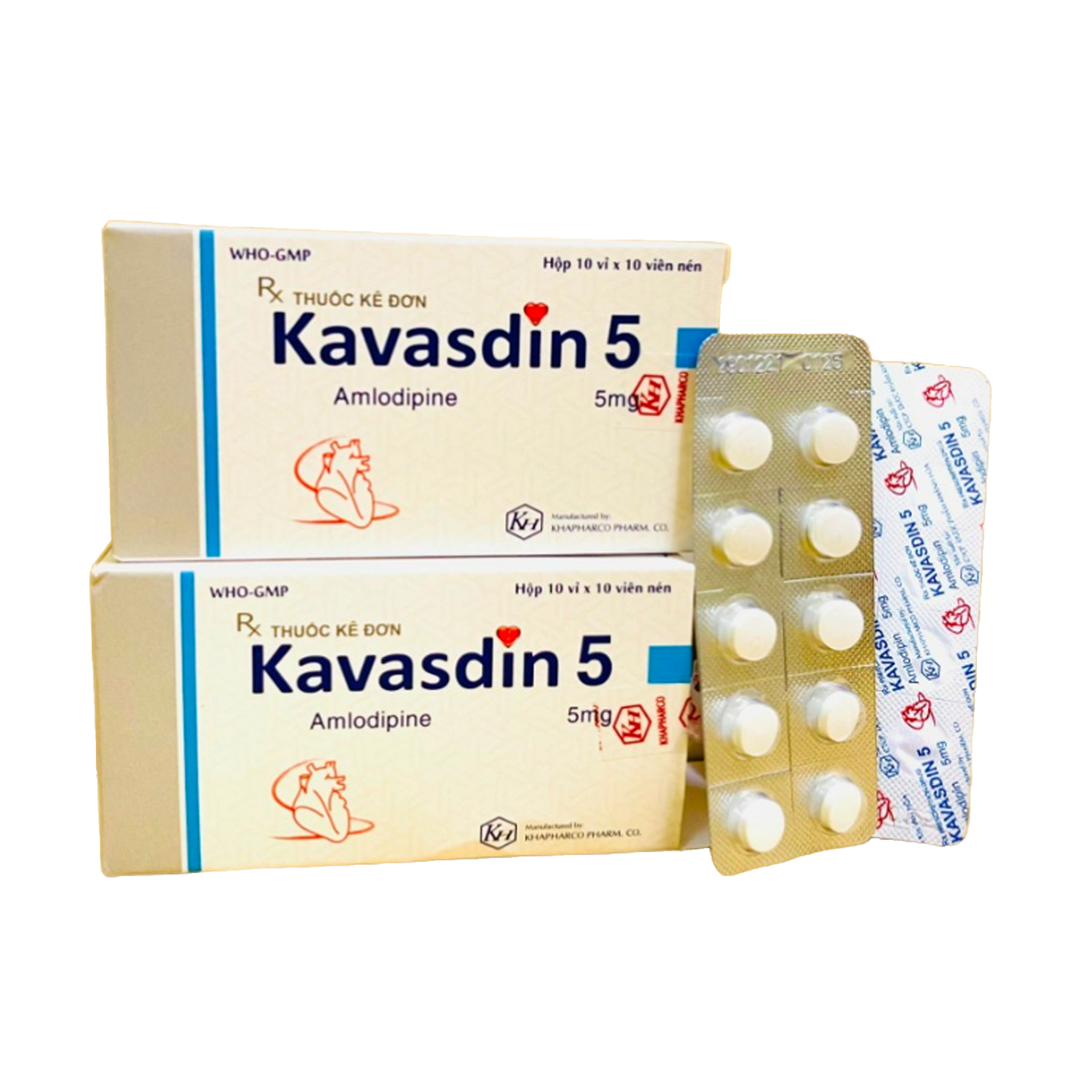 Kavasdin 5_Amlo 5mg_H100v_Khánh Hòa