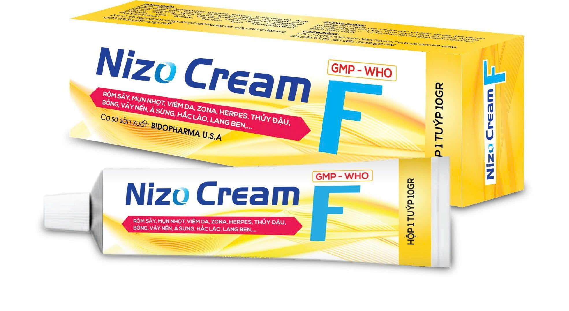 Kem bôi da Nizo Cream F viêm da_Tuýp 10gr_K510
