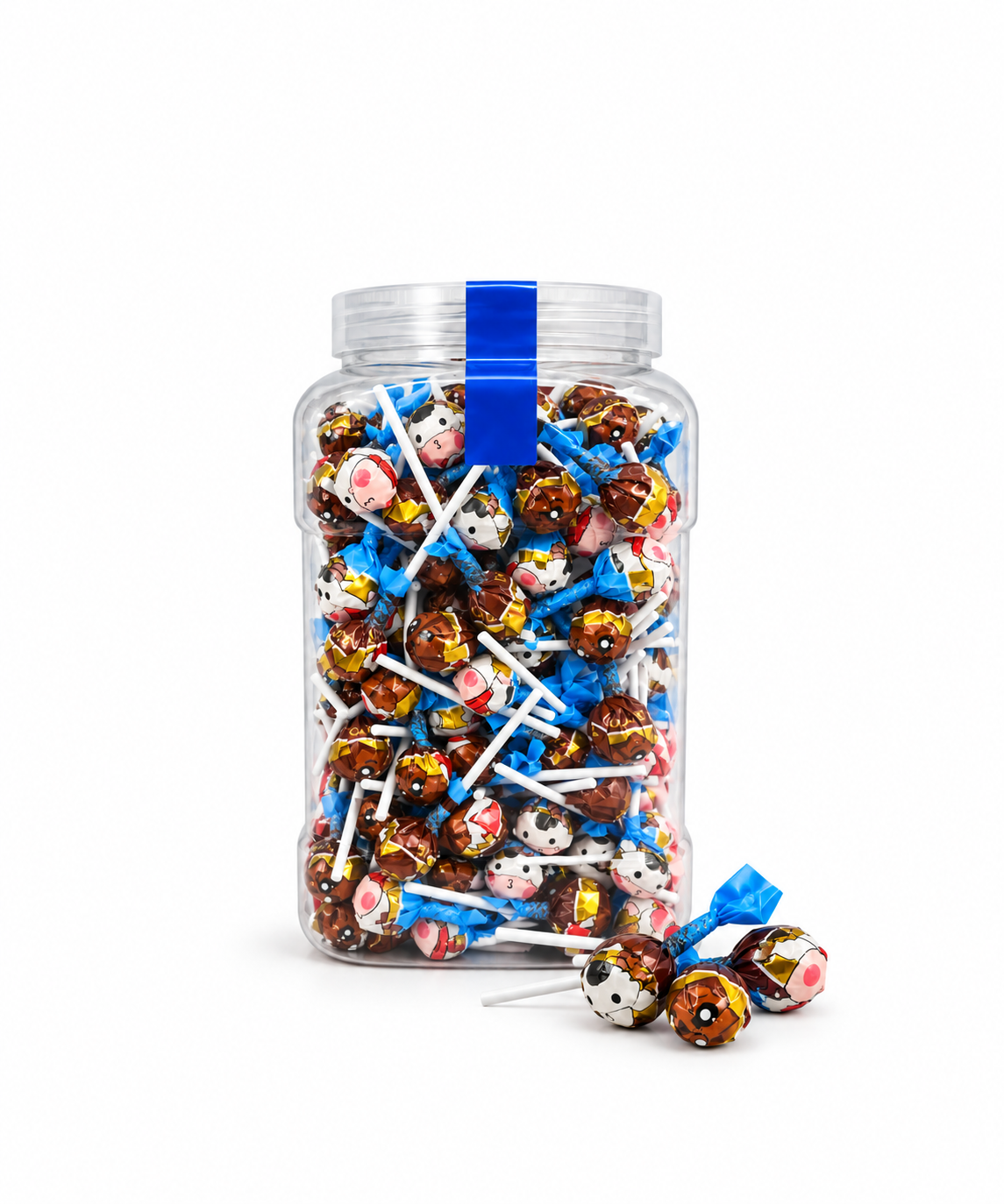 Kẹo Mút Mini Mixed lollipop (Bò sữa)_Hủ 200 Que