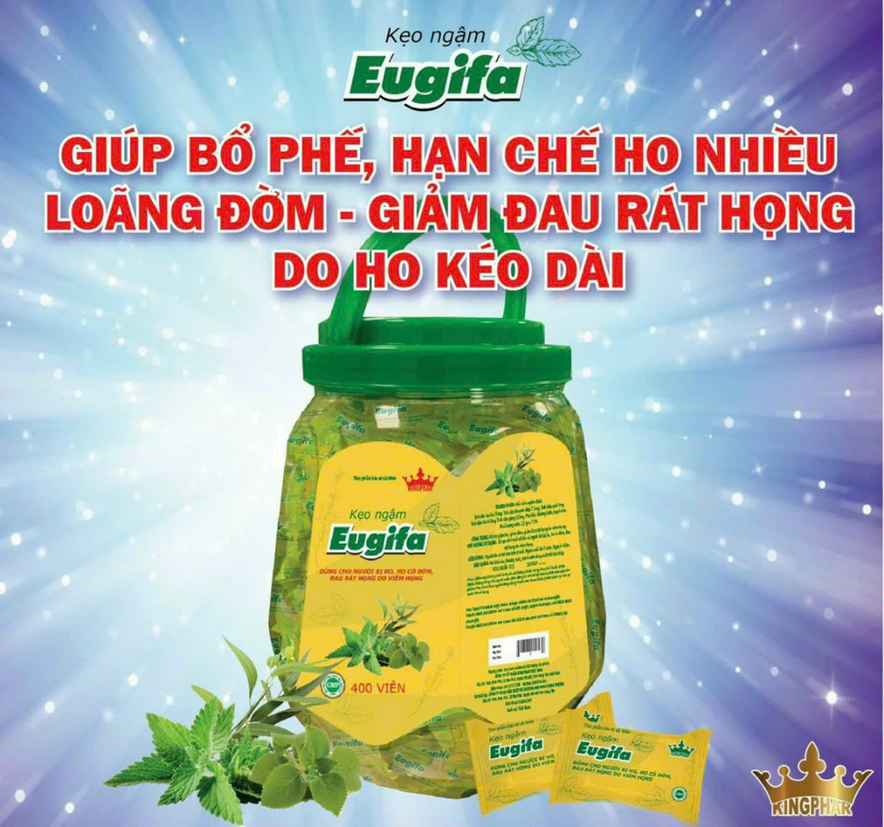 Kẹo ngậm Eugifa_H/400v