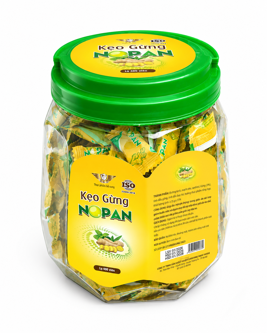 Kẹo Gừng NOPAN_H/400v