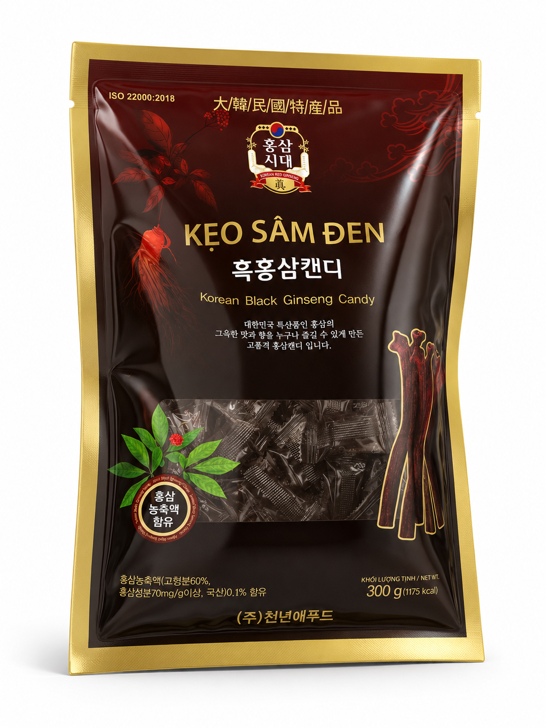 Kẹo Sâm đen_T/300gr