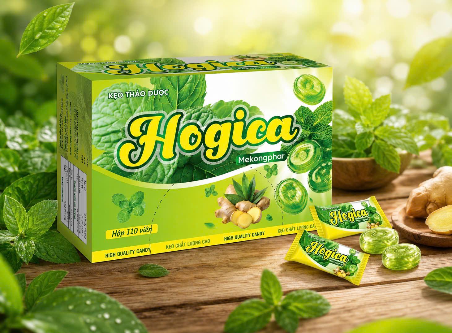 Kẹo Thảo Dược Hogica Mekongphar Hộp 110 viên_K24