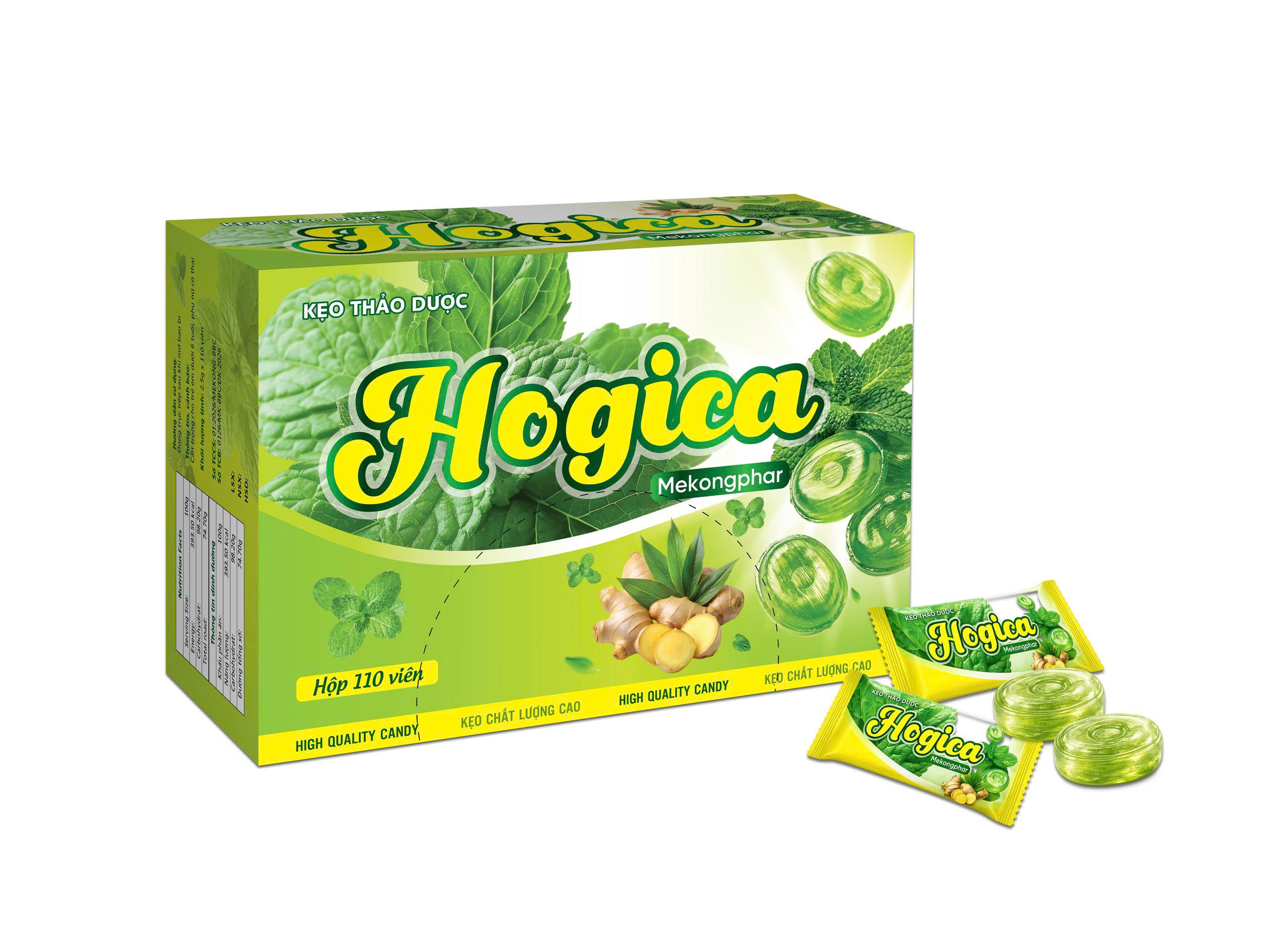 Kẹo Thảo Dược Hogica Mekongphar_H/110v_K24