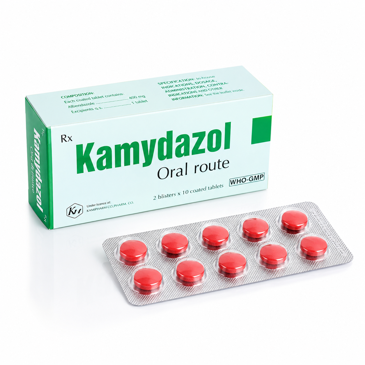Khánh Hòa -KAMYDAZOL-H/20v -Date 02.2027-K576