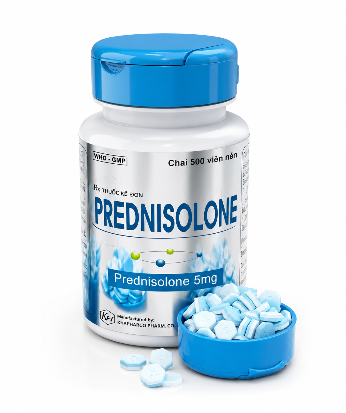 Khánh Hòa_PREDNISOLONE 5MG Xanh_C500v Date 04.2027