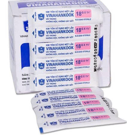 Kim tiêm 18G Vinahankook (100 Cái)