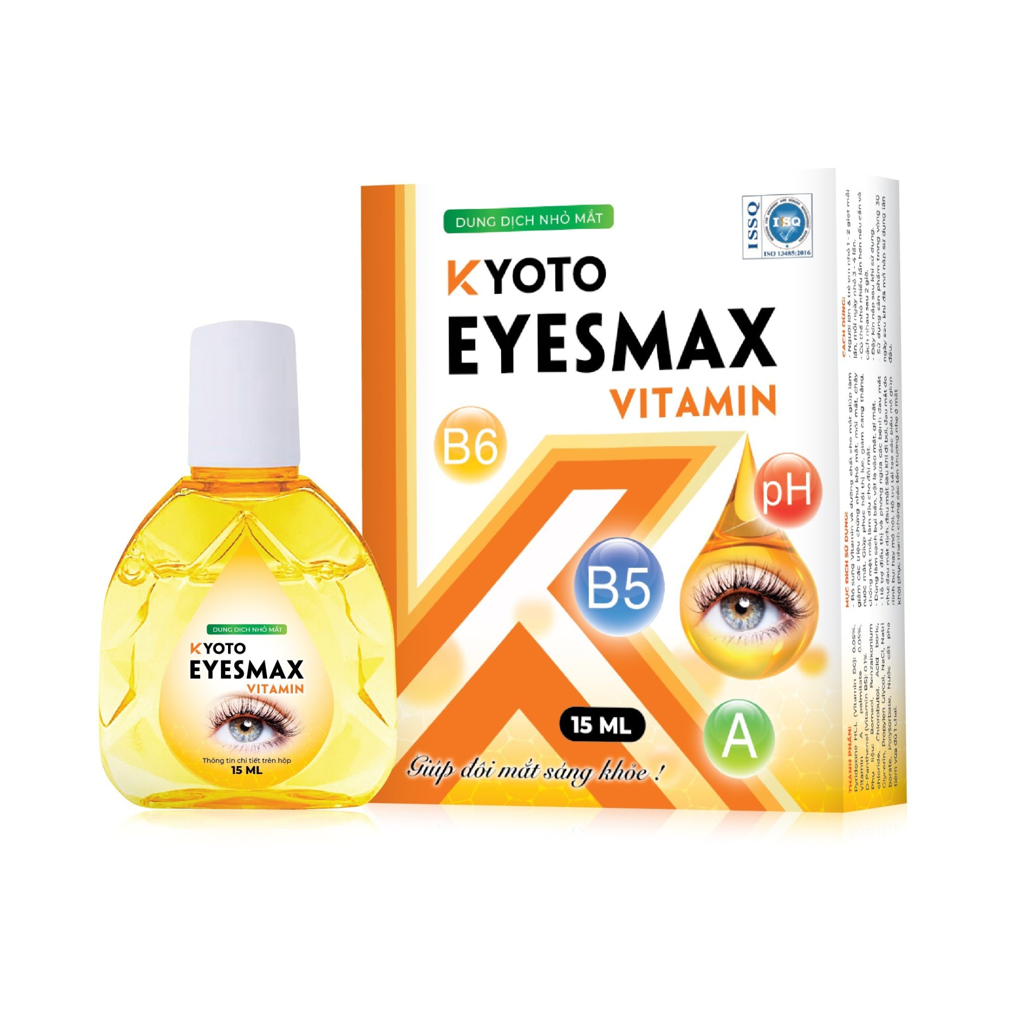 Dung Dịch Nhỏ Mắt  KYOTO EYESMAX Vitamin_C15ml (Nhỏ Mắt)_k320
