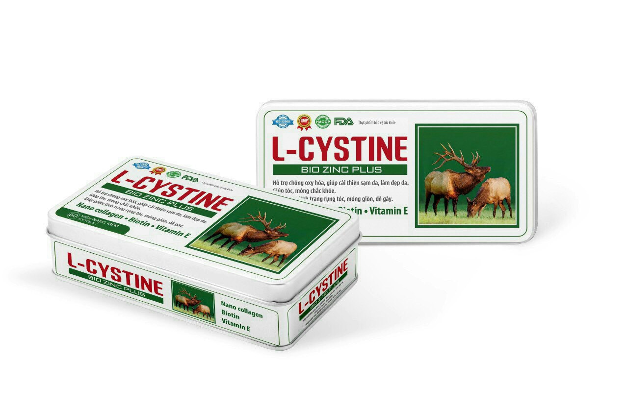 L-Cystine Bio Zinc Plus_Hộp Thiếc 60v_K60