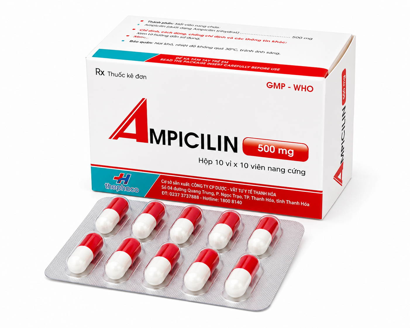  Dược Thanh Hóa_AMPICILIN 500 mg_H/100v