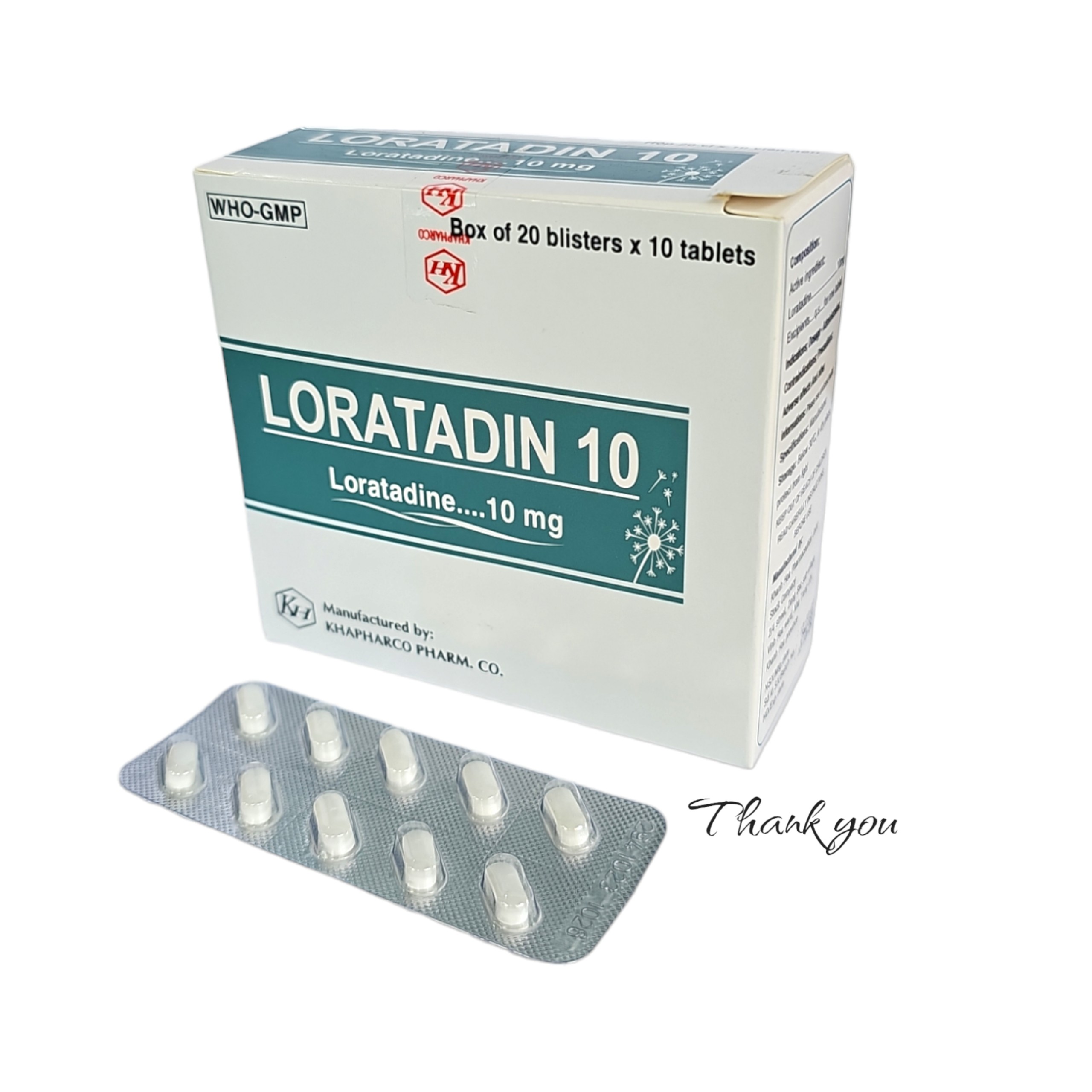 Loratadin 10mg- H200V- KH-K200