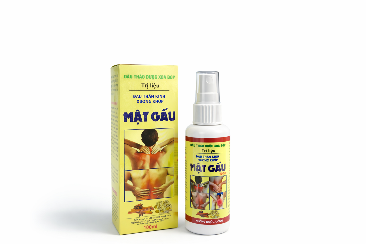 Dầu Thảo dược xoa bóp Mật Gấu_C/100ml_K216