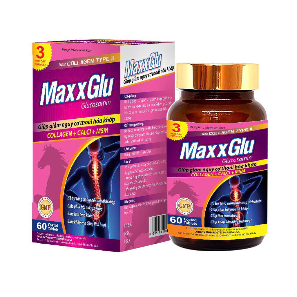 MaxxGlu Glucosamin - H60v_Hồng_K60