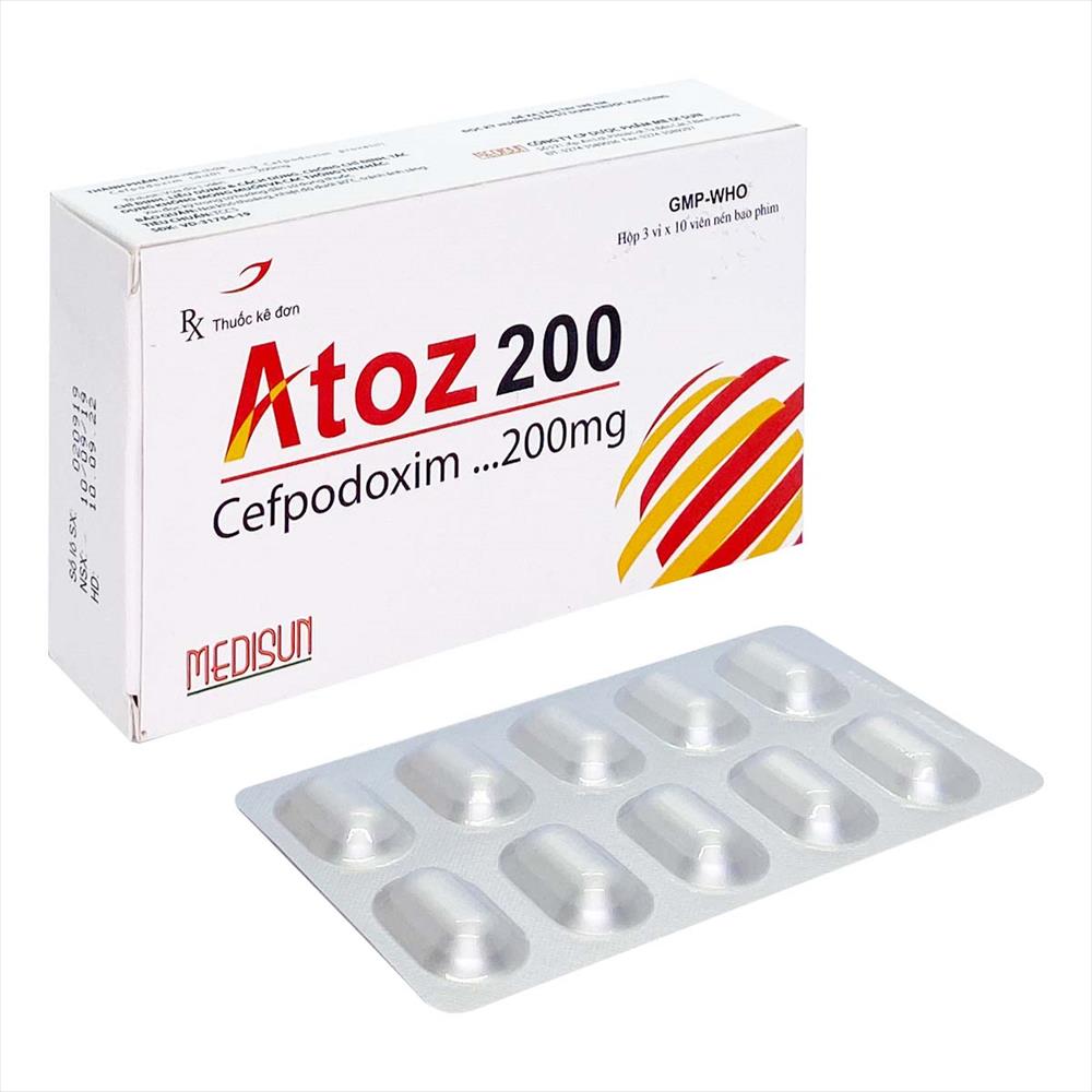 Medi_Atoz Cefpodoxime 200mg (H/30v)