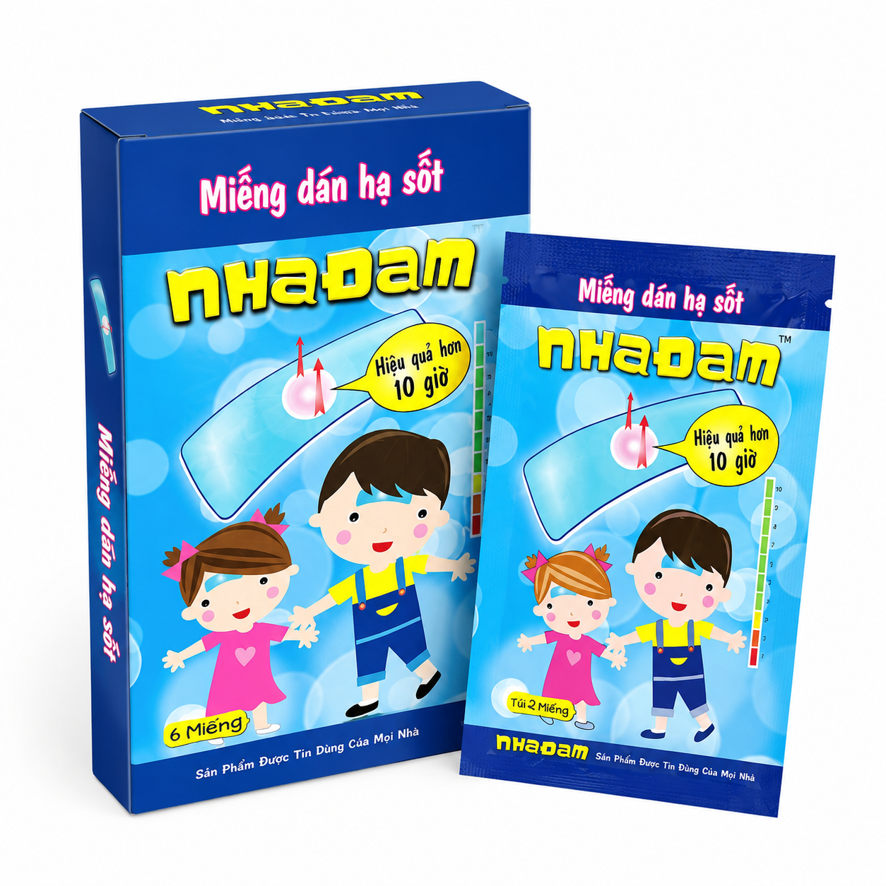 Dán Hạ sốt NHA ĐAM - Hộp 6 miếng