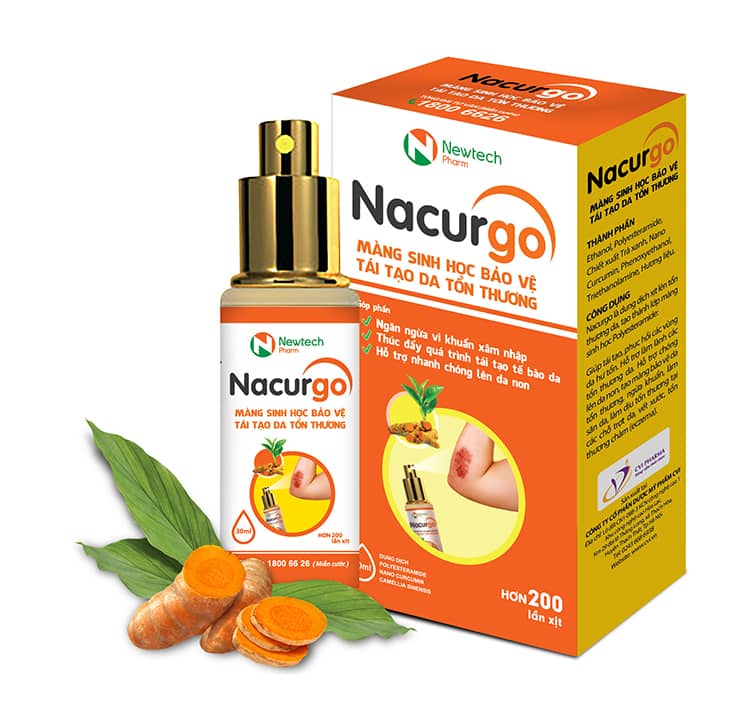 Dung Dịch Xịt NACURGO bảo vệ da_C30ml