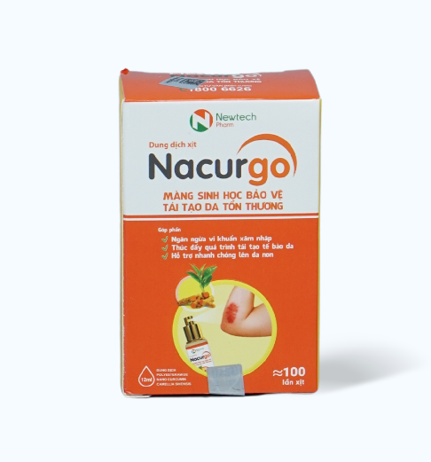 Dung Dịch Xịt NACURGO bảo vệ da_C12ml