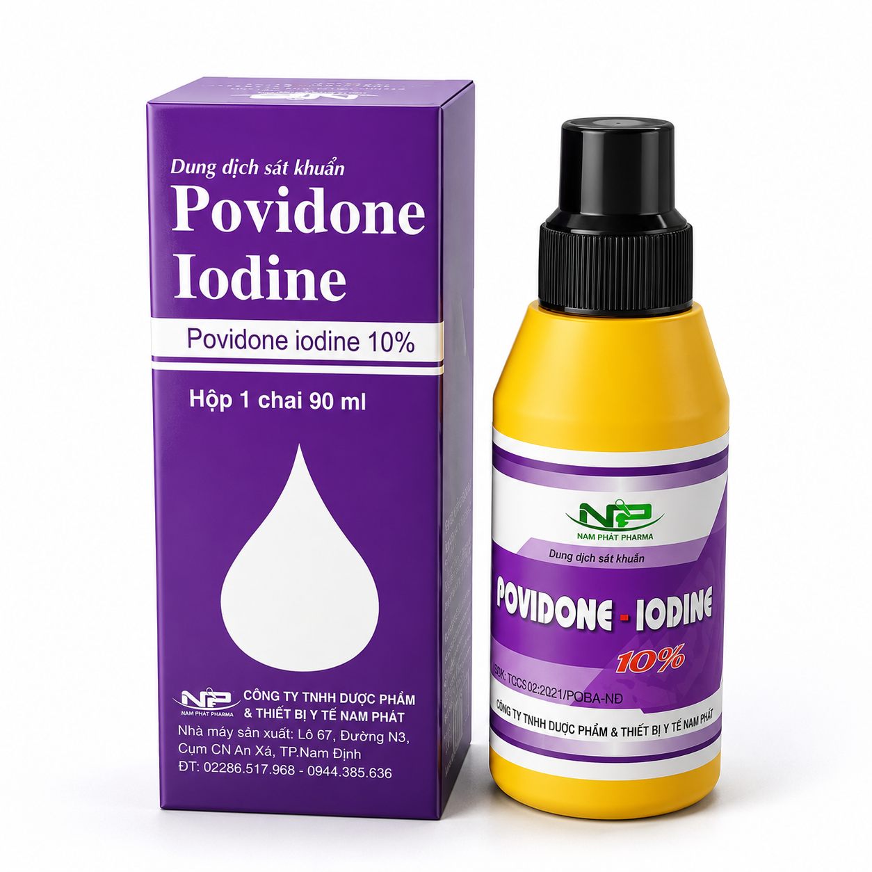 Nam Phát_Dung dịch sát khuẩn Povidine 10% (90ml)_K126