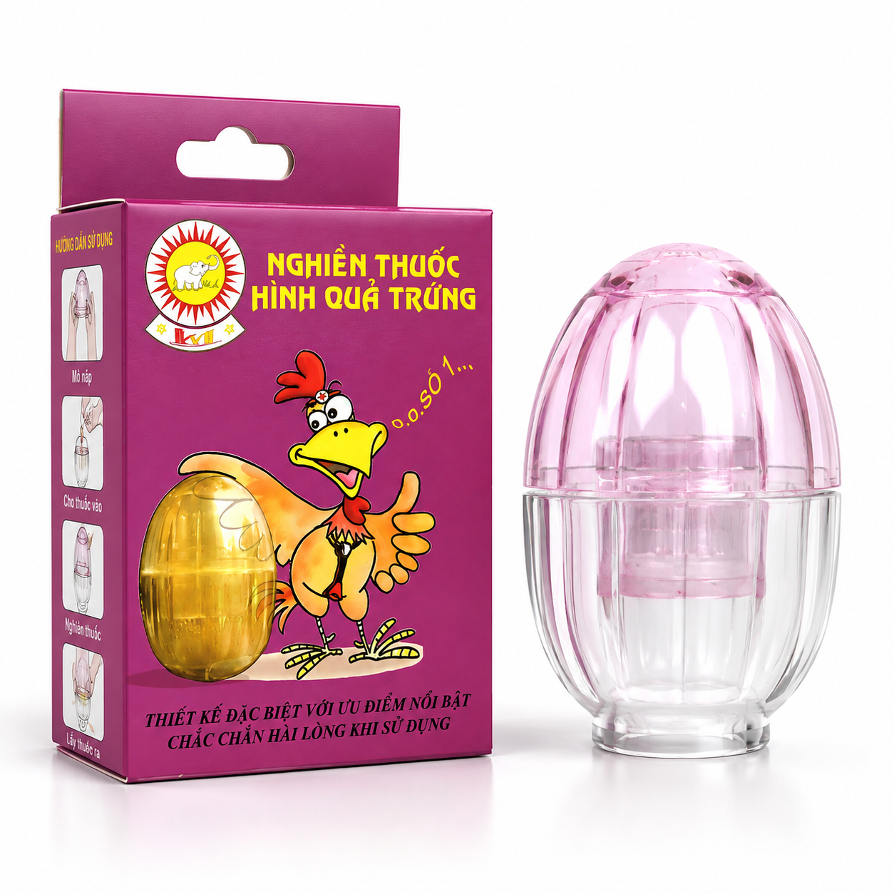 NGHIỀN THUỐC hình quả trứng_H/1c