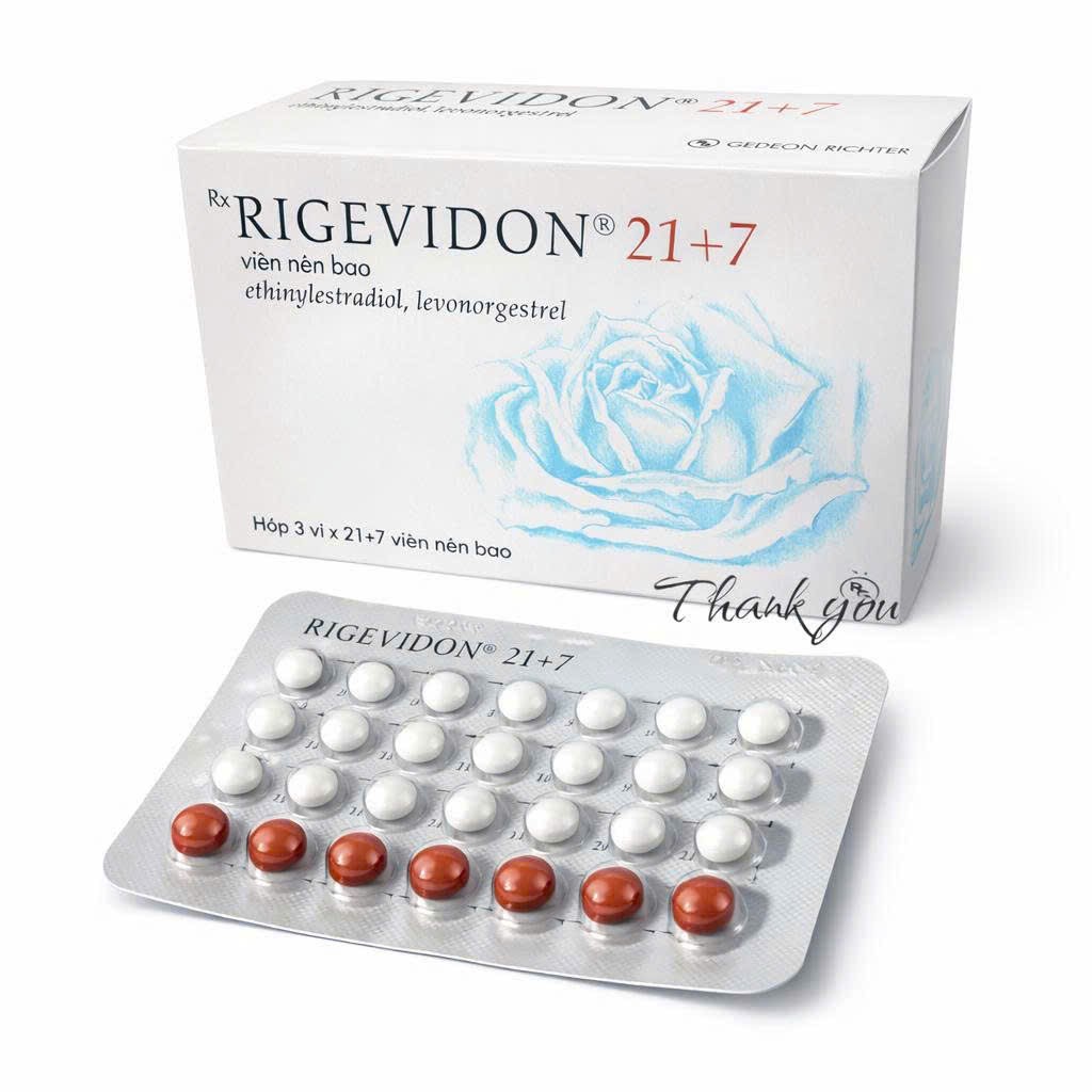 Ngừa thai Rigevidon 21+7_H/3/28v_k216