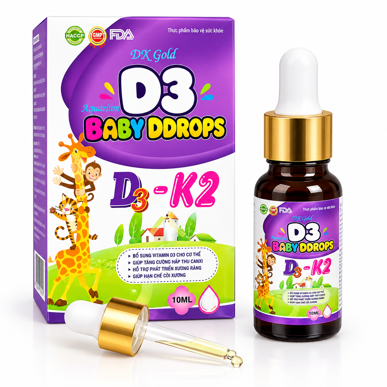 Nhỏ Giọt D3 Baby Ddrops D3-K2_C/10ml_K176