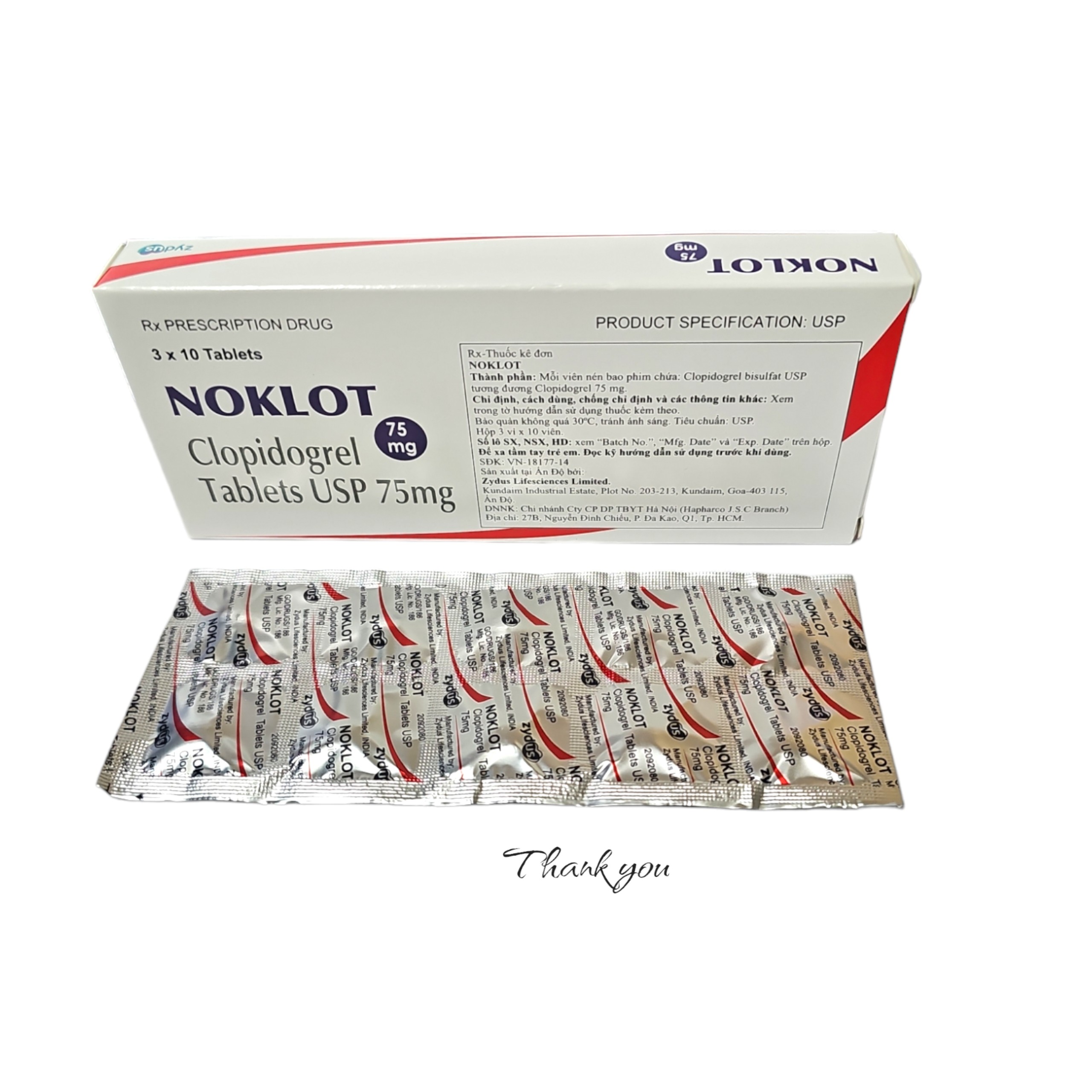 NOKLOT 75mg_H30v_ẤN