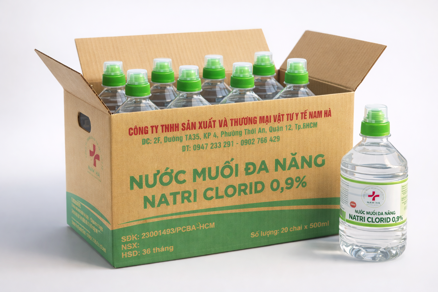 Nam Hà_Nước Muối Đa Năng Natri Clorid 0.9%_C/500ml_K20