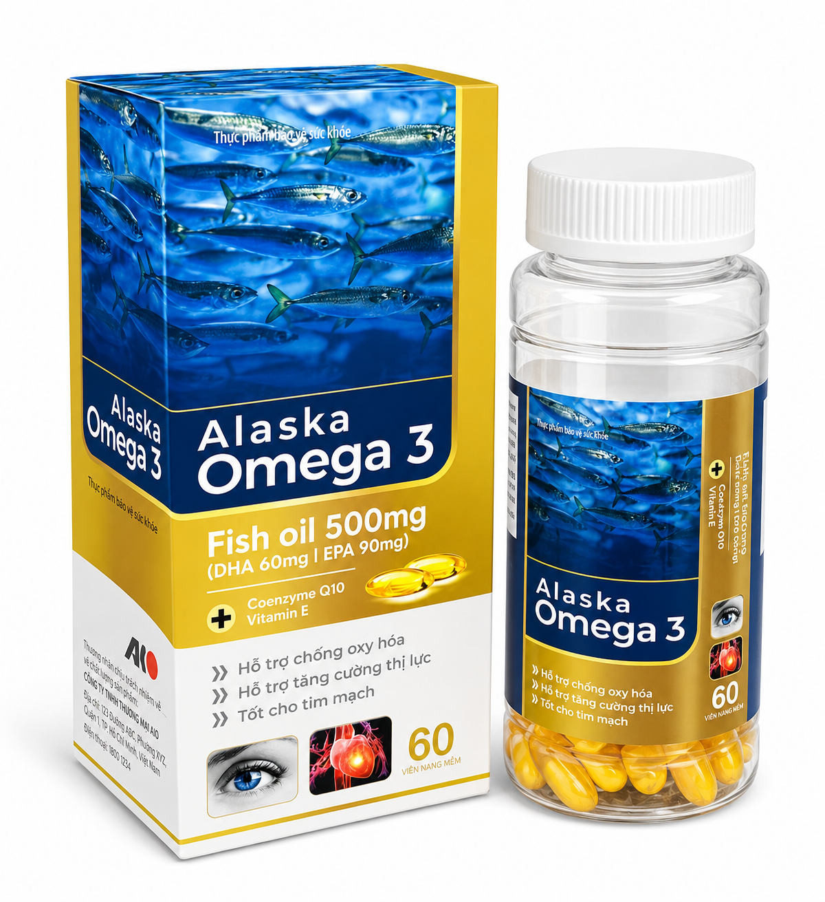 Akopha_Omega 3 Alaska fish oil 500mg_C/60v_K80