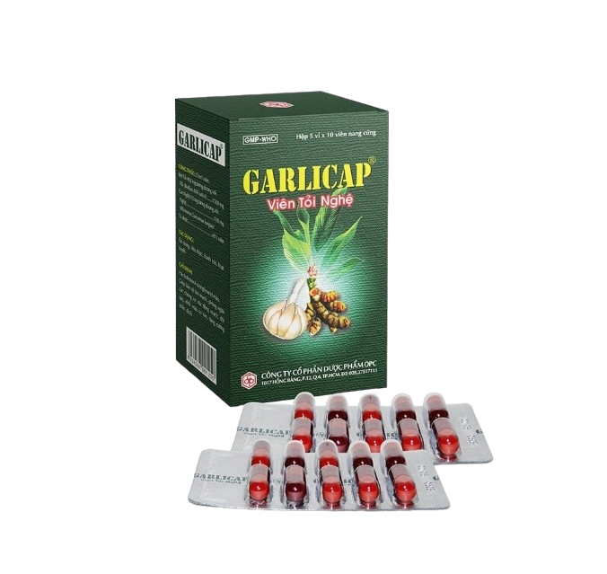 OPC- Garlicap viên tỏi nghệ H50V