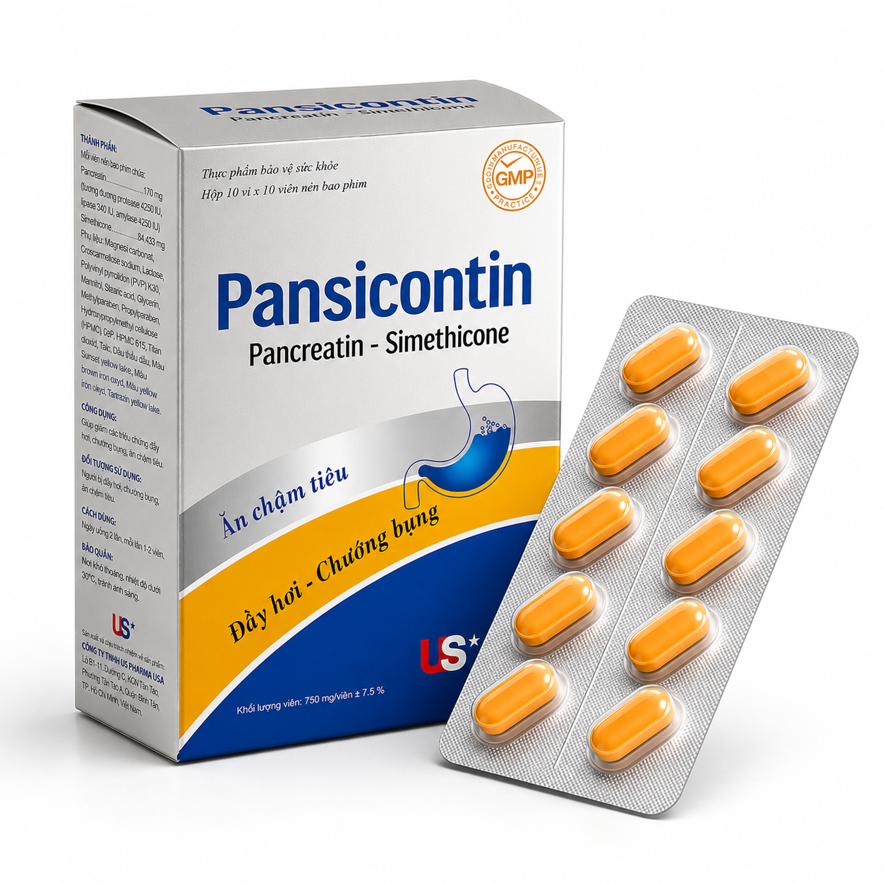 USP_Pansicontin_Pancreatin + simethiconH/100v_K60