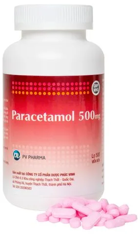 Paracetamol 500mg (dâu)_C500v Nén_PV