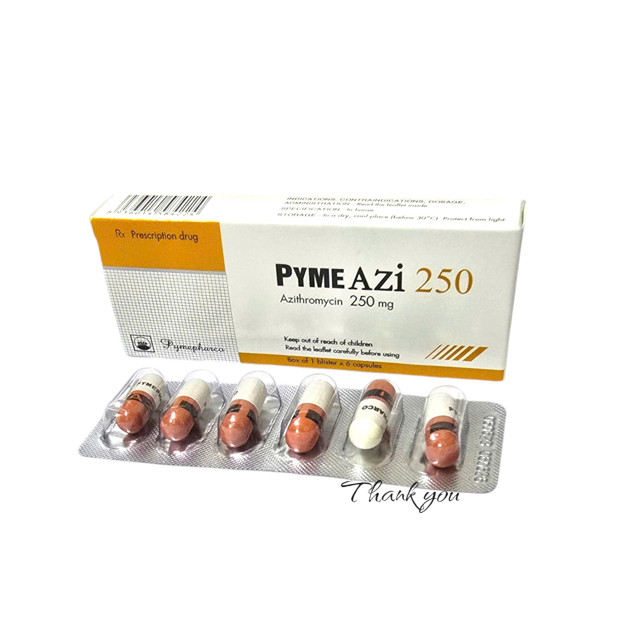 Phú Yên_PYME AZİ 250 Azithromycin 250 mg_H6v