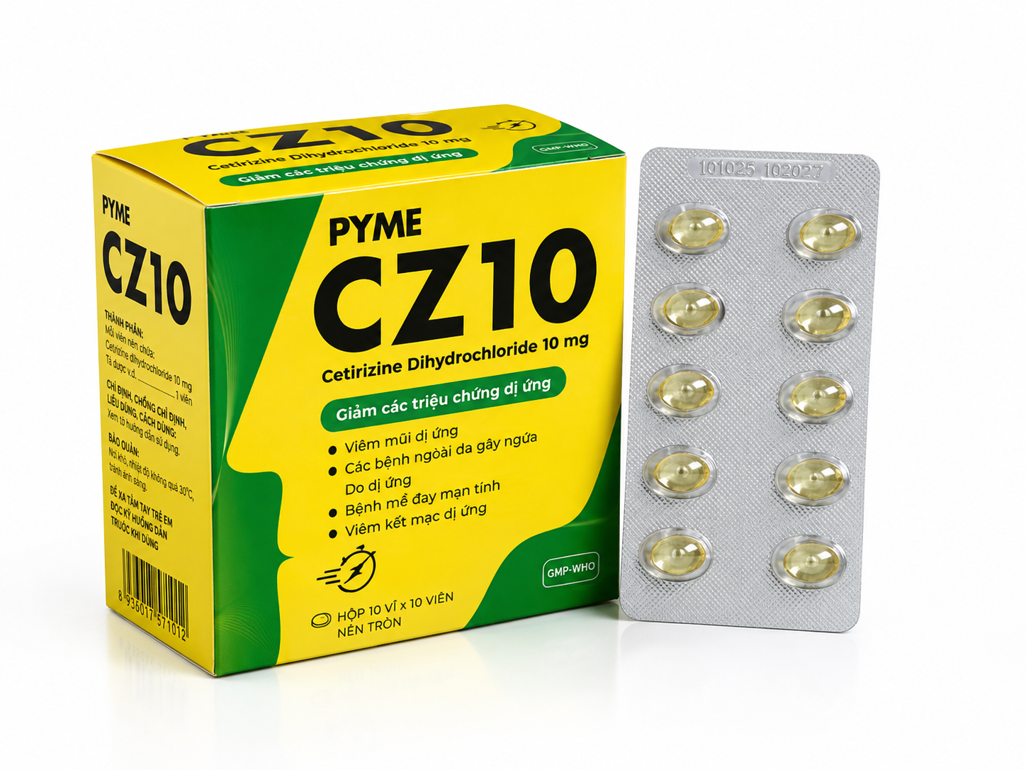 Phú Yên_Pyme CZ10 (Cetirizin)_H100v