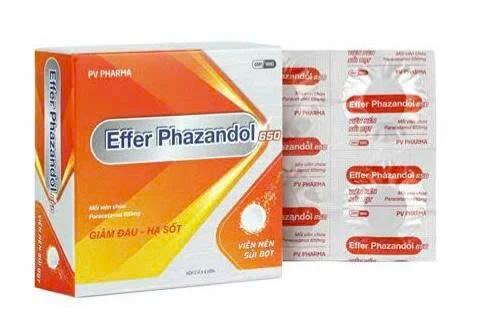 Phúc Vinh_Sủi Effer Phazandol 650_H/24v_Mua 10 tặng 1