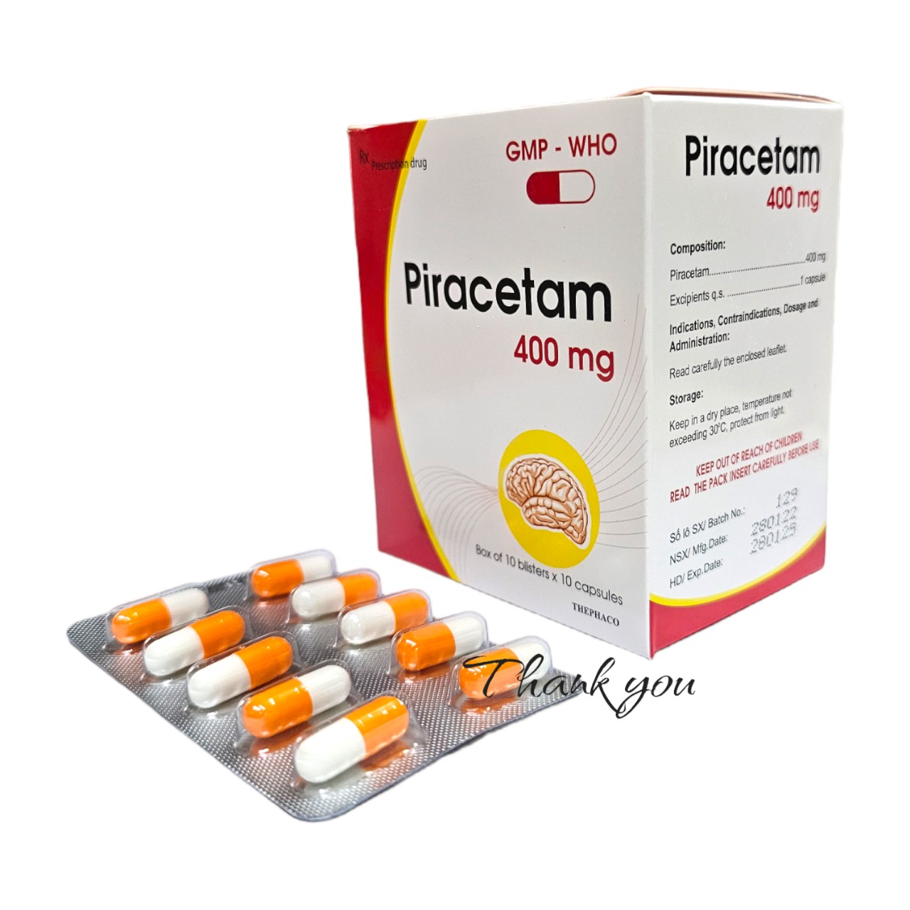 Piracetam 400mg_H100v_Thephaco