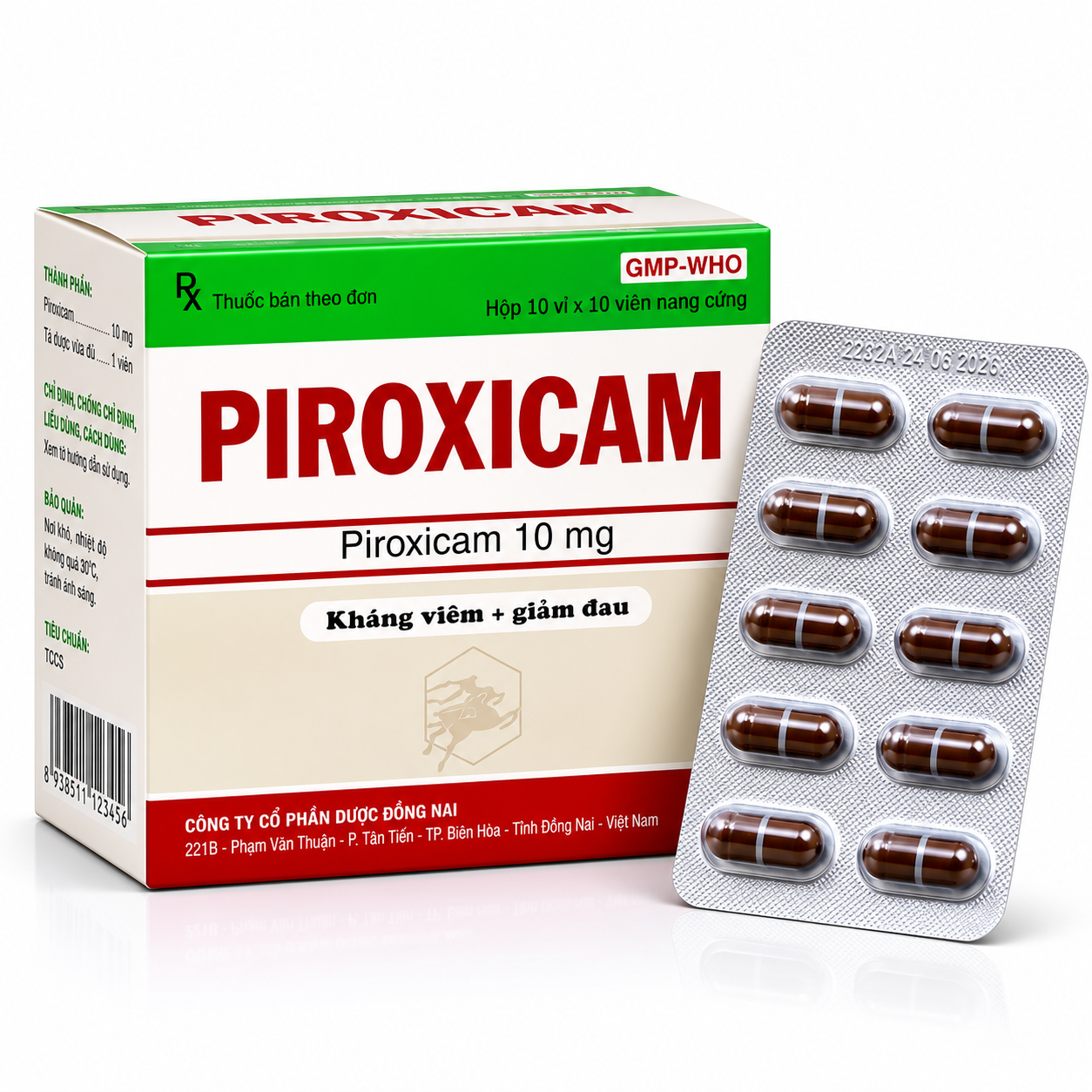 Đồng Nai_Piroxicam 10mg_H/100v