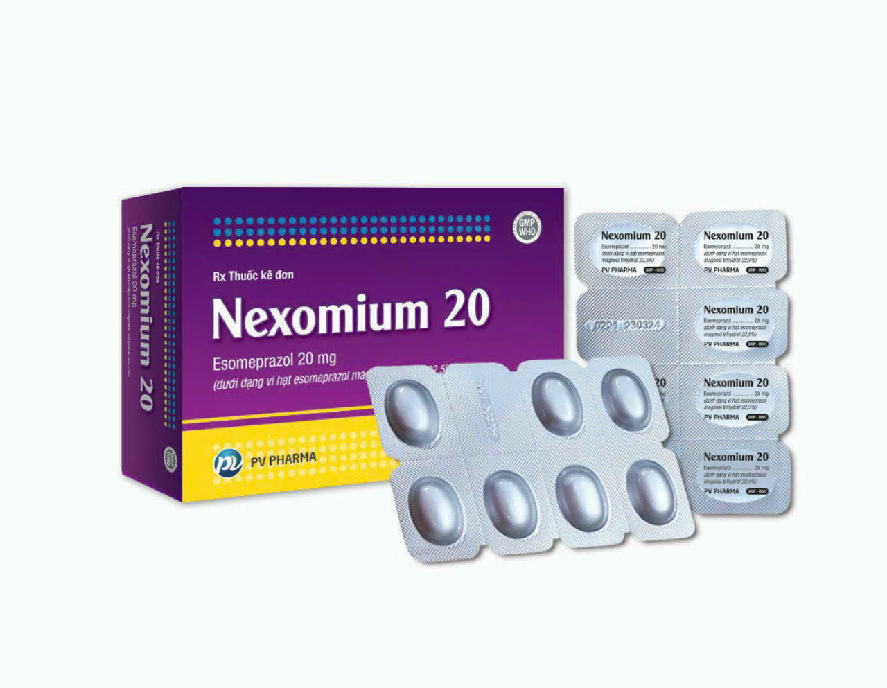 Phúc Vinh_Nexomium esomeprazole 20mg (h/14v nang)_Mua 10 tặng 2