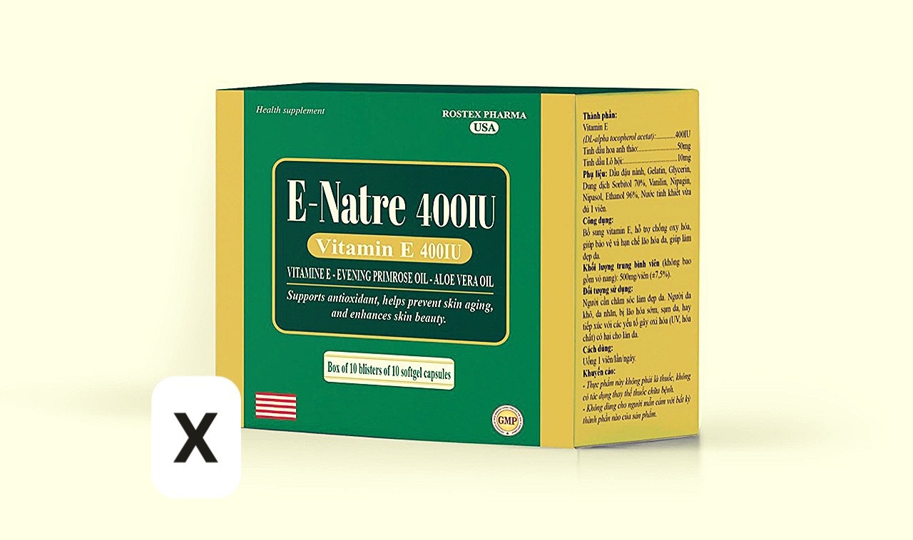 ROSTEX _E-Natre 400IU_Vitamin E 400IU_H100v
