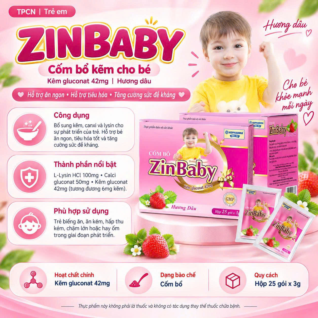 Rostex_Cốm Bổ Kẽm ZINBABY_H/25/3g