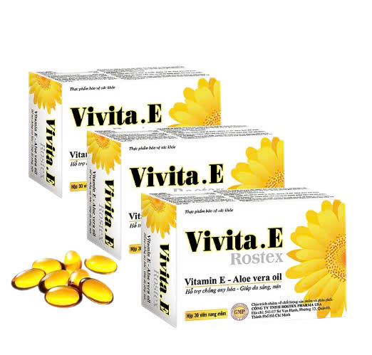 Rostex_Vivita.E (Vitamin E) Trắng_H30v