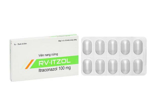 RV-ITZOL Itraconazol 100 mg_H/10v
