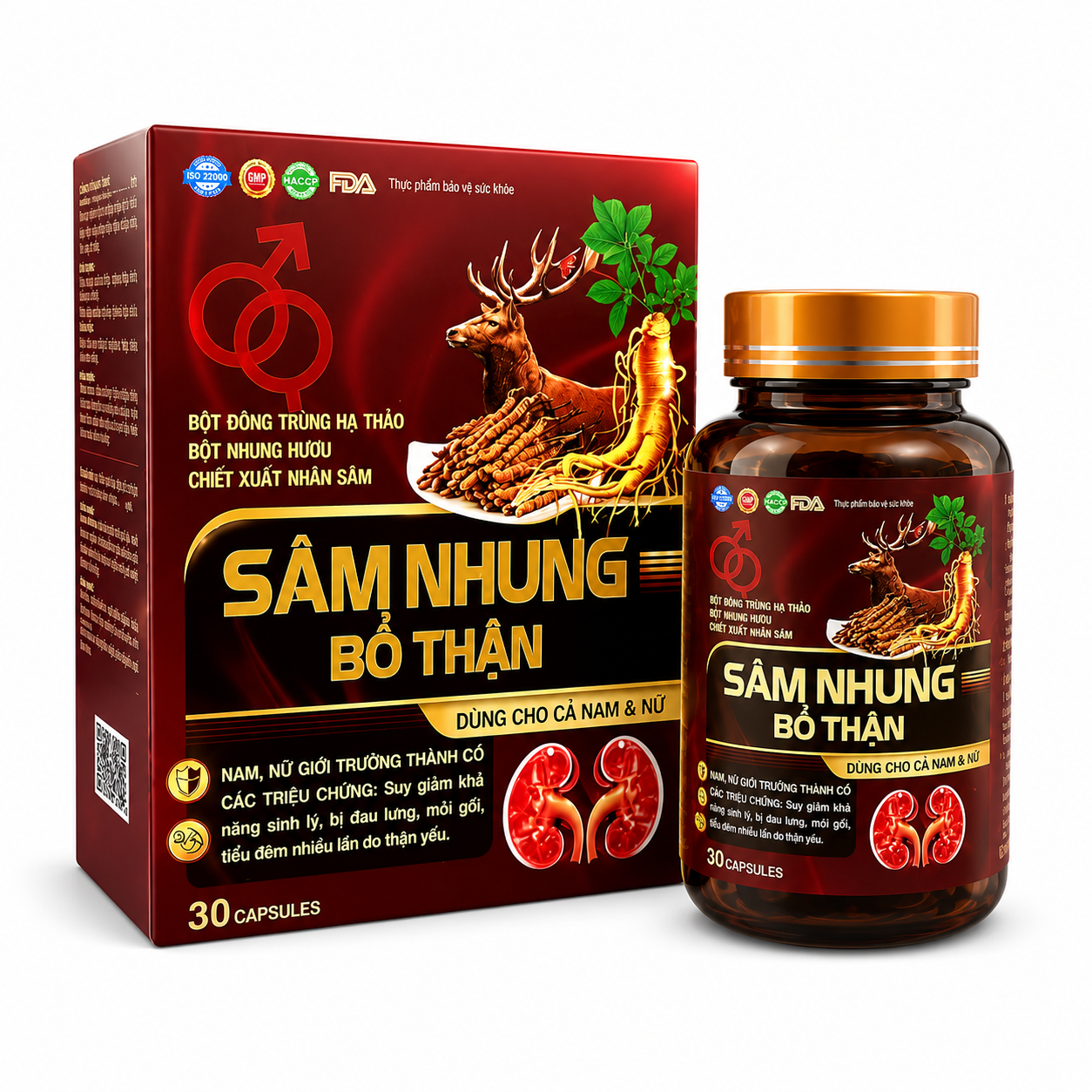 Sâm Nhung Bổ Thận Nam và Nữ_H/30v_K60