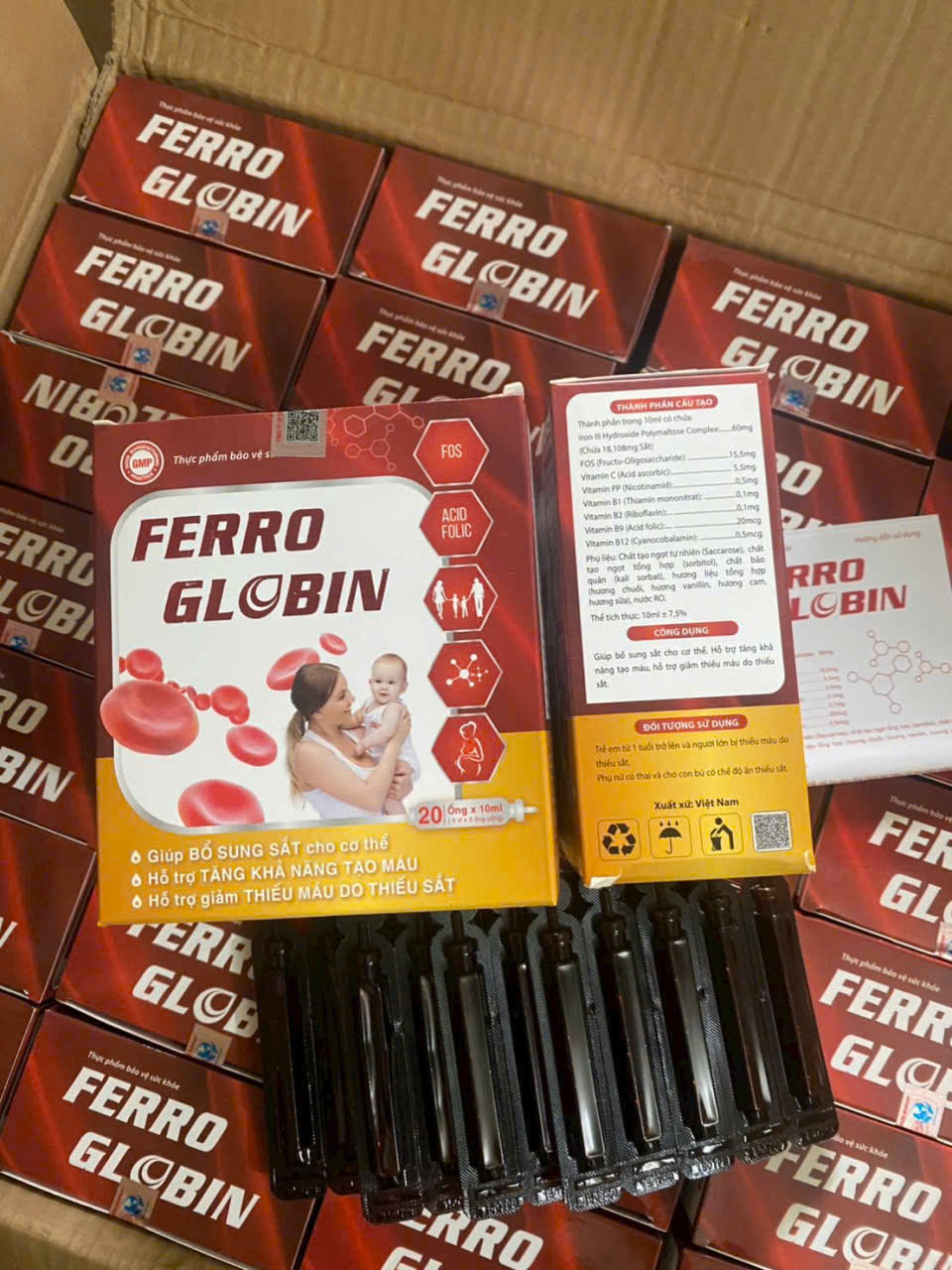 Sắt Ống Ferro Globin_H20 ống
