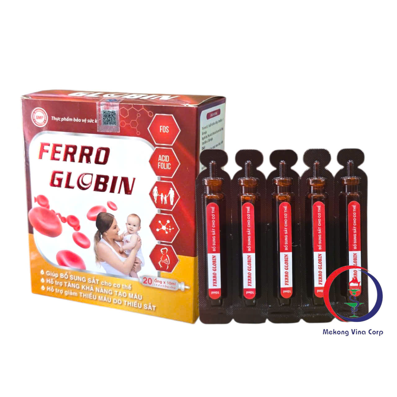 Sắt Ống Ferro Globin_H20 ống