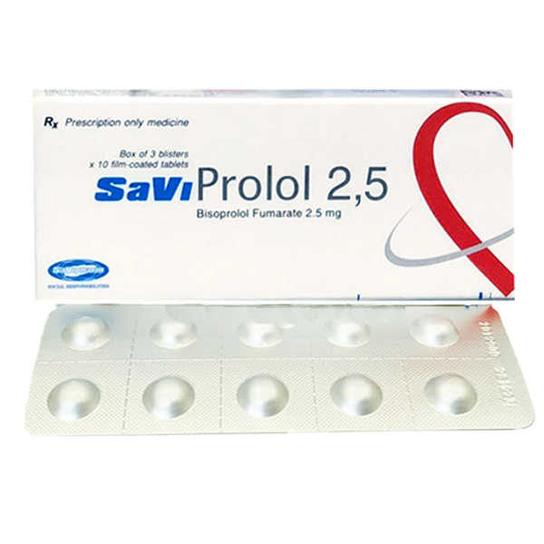 Savi_SaviProlol 2.5mg_bisoprolol fumarate 2.5 mg_H/30v