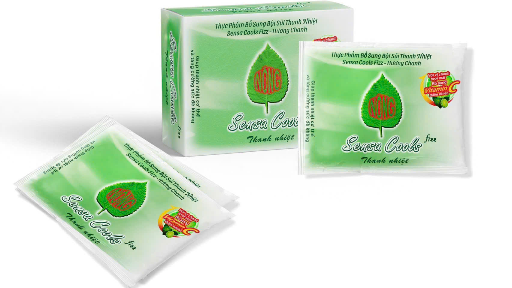 Sensa Cools Bột Sủi Thanh Nhiệt (Lốc/12h/6g)