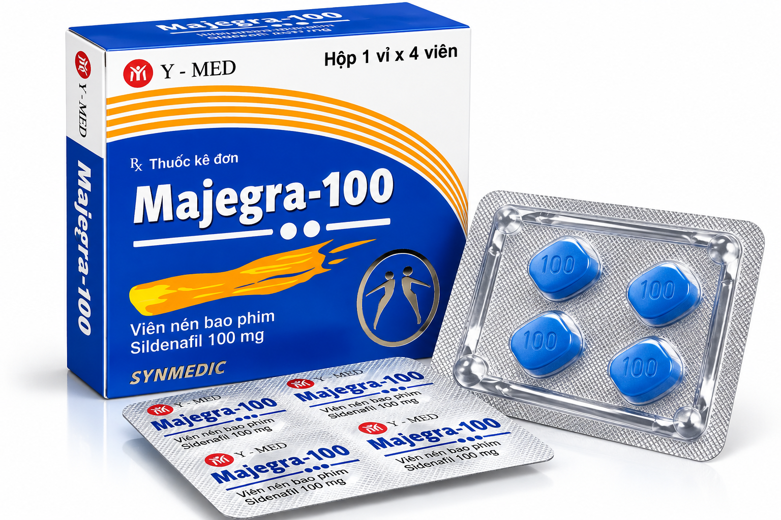 Sinh Lý Majegra-100 (Sildenafil 100mg)_H/4v