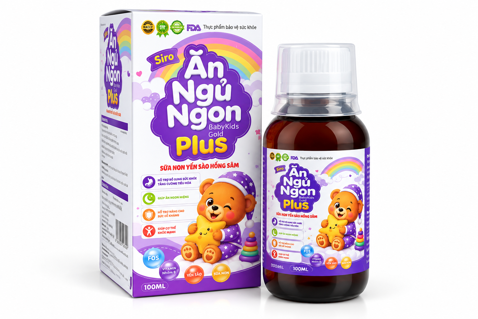 Siro Ăn Ngủ Ngon BabyKids Gold Plus_C/100ml_K100