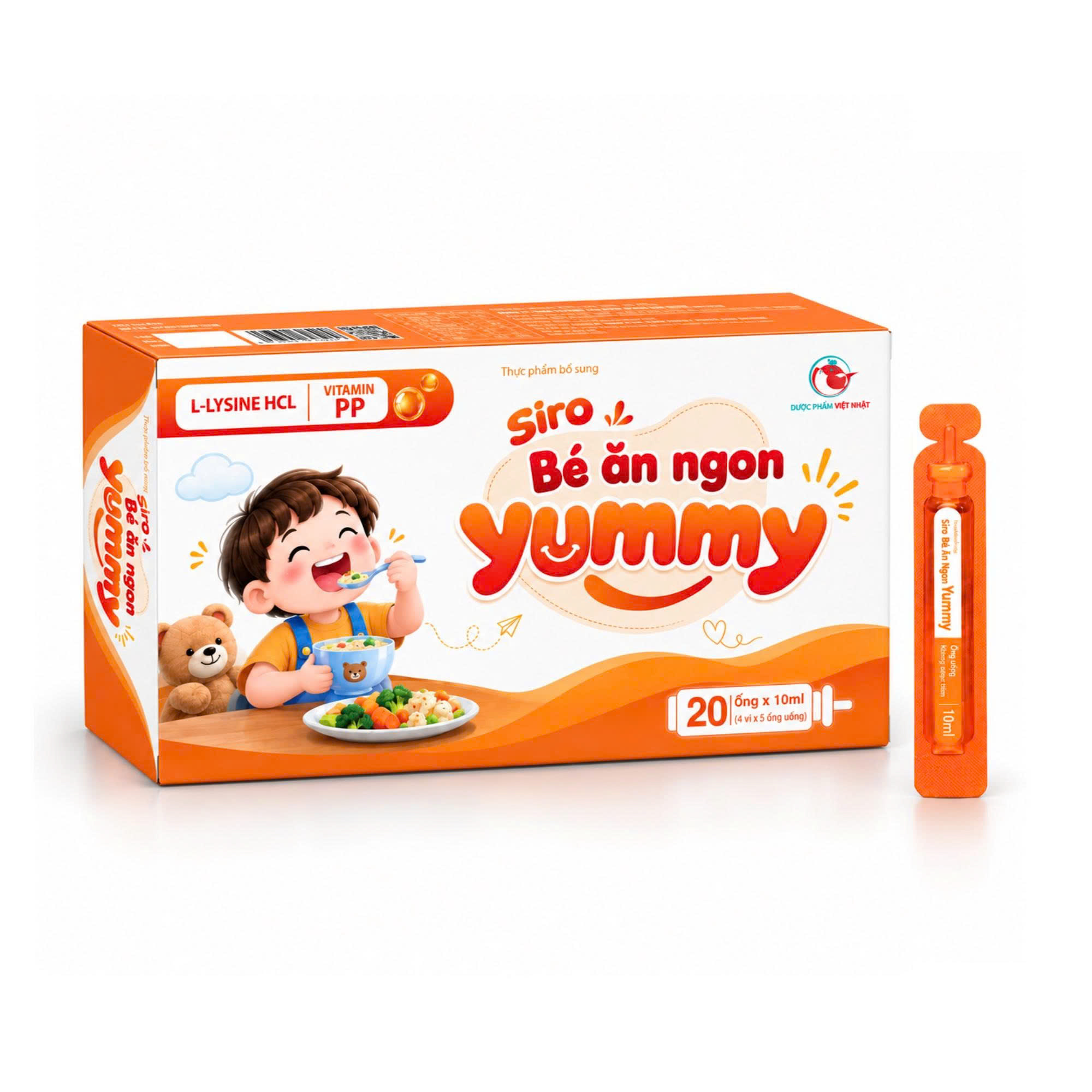  Siro Bé Ăn Ngon Yummy (Ăn ngon DPVN) mẫu dài_H/20/10ml_K48